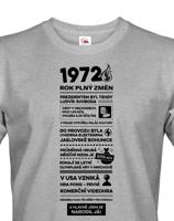 Pánské tričko narozeninové noviny 1972