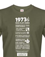 Pánské tričko narozeninové noviny 1973