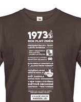 Pánské tričko narozeninové noviny 1973