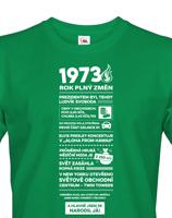 Pánské tričko narozeninové noviny 1973