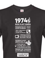 Pánské tričko narozeninové noviny 1974