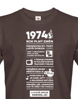 Pánské tričko narozeninové noviny 1974
