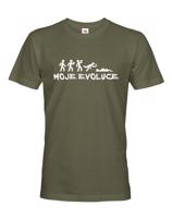Pánské tričko nejen na pivo My evolution