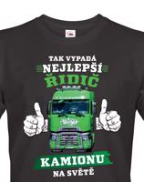 Pánské tričko Nejlepší řidič kamionu - možnost vlastního kamionu