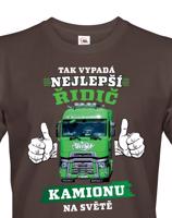 Pánské tričko Nejlepší řidič kamionu - možnost vlastního kamionu
