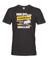 Pánské tričko- Nikdy neštvi kamioňáka