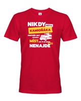 Pánské tričko- Nikdy neštvi kamioňáka