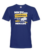 Pánské tričko- Nikdy neštvi kamioňáka