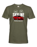 Pánské tričko Nissan Skyline R34  - kvalitní tisk a rychlé dodání