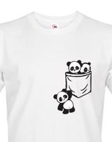 Pánské tričko Pandy v kapse - stylový originál