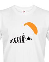 Pánské tričko Paragliding evolution - tisk na kvalitní textil