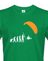 Pánské tričko Paragliding evolution - tisk na kvalitní textil