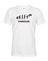 Pánské tričko - Parkour evoluce