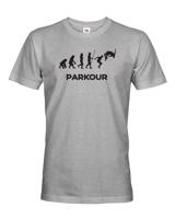 Pánské tričko - Parkour evoluce