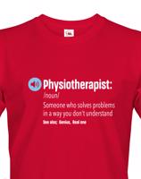 Pánské tričko Physioterapist- kvalitní tisk a rychlé dodání