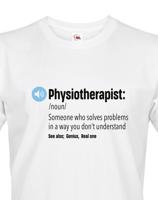 Pánské tričko Physioterapist- kvalitní tisk a rychlé dodání