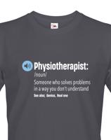 Pánské tričko Physioterapist- kvalitní tisk a rychlé dodání