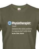 Pánské tričko Physioterapist- kvalitní tisk a rychlé dodání
