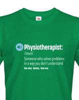 Pánské tričko Physioterapist- kvalitní tisk a rychlé dodání