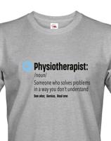 Pánské tričko Physioterapist- kvalitní tisk a rychlé dodání