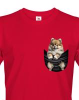 Pánské tričko Pomeranian v kapsičce - kvalitní tisk a rychlé dodání