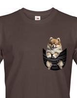 Pánské tričko Pomeranian v kapsičce - kvalitní tisk a rychlé dodání