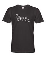 Pánské tričko pro budoucího ženicha s potiskem Groom