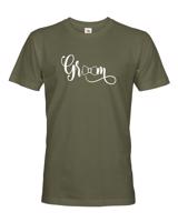 Pánské tričko pro budoucího ženicha s potiskem Groom