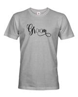 Pánské tričko pro budoucího ženicha s potiskem Groom