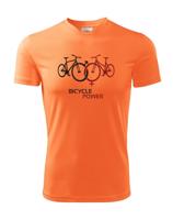 Pánské tričko pro cyklisty Bicycle Power - ideální dárek pro každého cyklo nadšence