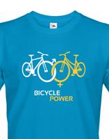 Pánské tričko pro cyklisty Bicycle Power - ideální dárek pro každého cyklo nadšence