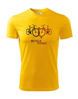 Pánské tričko pro cyklisty Bicycle Power - ideální dárek pro každého cyklo nadšence