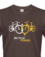 Pánské tričko pro cyklisty Bicycle Power - ideální dárek pro každého cyklo nadšence