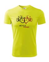 Pánské tričko pro cyklisty Bicycle Power - ideální dárek pro každého cyklo nadšence