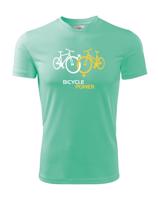 Pánské tričko pro cyklisty Bicycle Power - ideální dárek pro každého cyklo nadšence