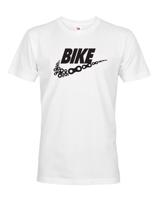 Pánské tričko pro cyklisty BIKE - vtipná parodie známé značky