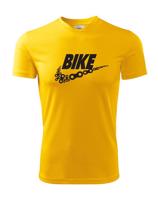 Pánské tričko pro cyklisty BIKE - vtipná parodie známé značky
