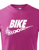 Pánské tričko pro cyklisty BIKE - vtipná parodie známé značky