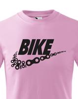 Pánské tričko pro cyklisty BIKE - vtipná parodie známé značky