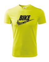Pánské tričko pro cyklisty BIKE - vtipná parodie známé značky