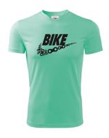 Pánské tričko pro cyklisty BIKE - vtipná parodie známé značky