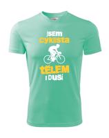 Pánské tričko pro cyklisty Cyklista tělem i duší - s dopravou za 46 Kč