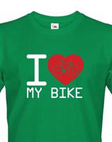 Pánské tričko pro cyklisty I love my bike - ideální dárek