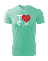 Pánské tričko pro cyklisty I love my bike - ideální dárek