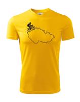 Pánské tričko pro cyklisty s mapou Čr