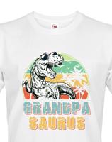 Pánské tričko pro dědečky s potiskem Grandpasaurus - skvělý dárek pro dědečky