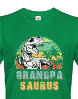 Pánské tričko pro dědečky s potiskem Grandpasaurus - skvělý dárek pro dědečky