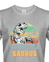 Pánské tričko pro dědečky s potiskem Grandpasaurus - skvělý dárek pro dědečky