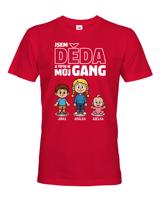 Pánské tričko pro dědu - můj gang