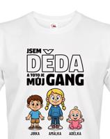 Pánské tričko pro dědu - můj gang